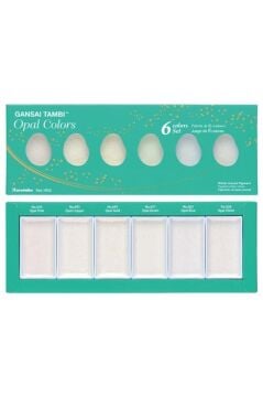 Zig Gansai Tambi Opal Inci Ve Sedef 6 Renk Sulu Boya Seti