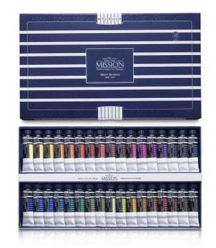 Mijello Mission White Class Pigment Sulu Boya 15ml x 34 Renk