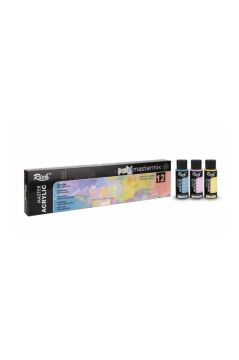 Rich Mastermix Akrilik Boya Pastel Renkler 12x60cc