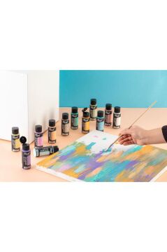 Rich Mastermix Akrilik Boya Pastel Renkler 12x60cc