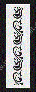 Mood Stencil Şablon 23x9 U056