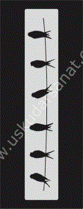 Mood Stencil Şablon 23x9 U057