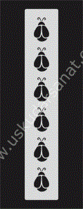 Mood Stencil Şablon 23x9 U058