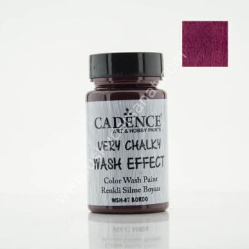 Cadence Very Chalky Renkli Silme Boyası 90 ml Bordo WSH-07
