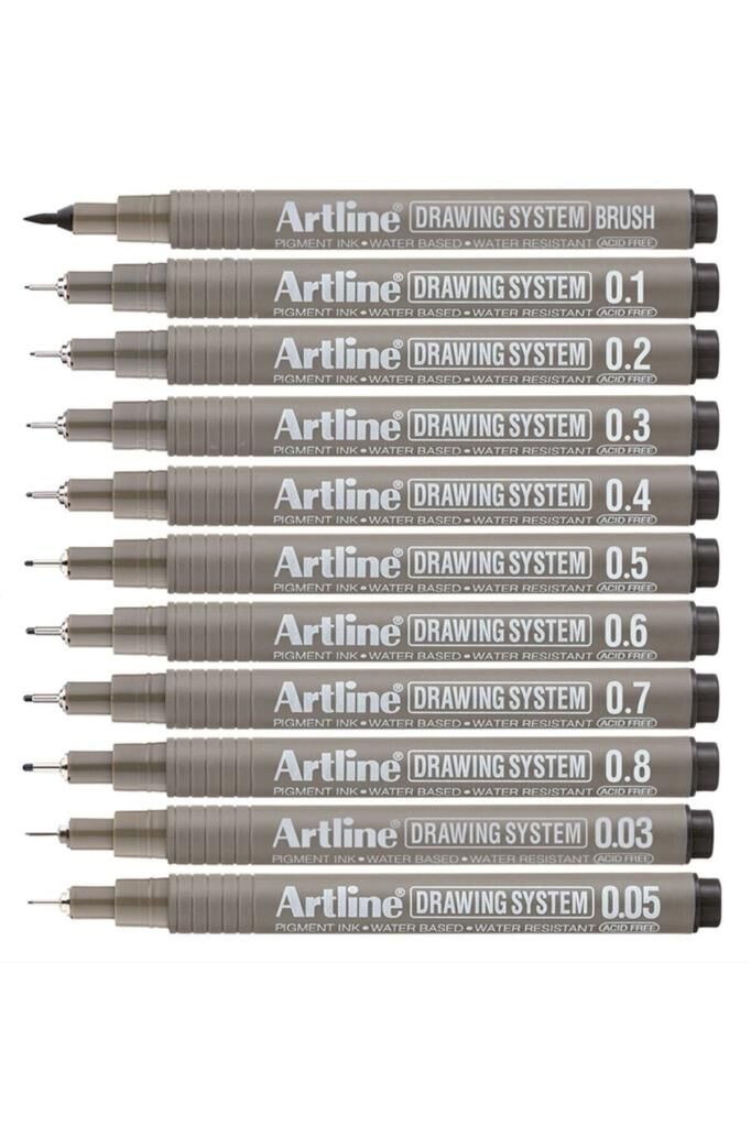 Artline  Çizim Kalemi Tüm Dereceler 11 Li Set