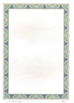 Tezhip Desenli Mat Kuşe A4 5 Adet Set 012