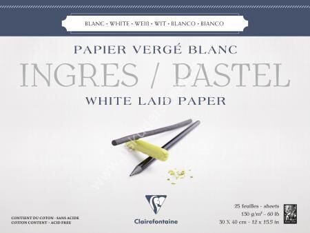 Clairefontaine İngres Pastel Blok 30x40 25 yap. 130gr - 96483C