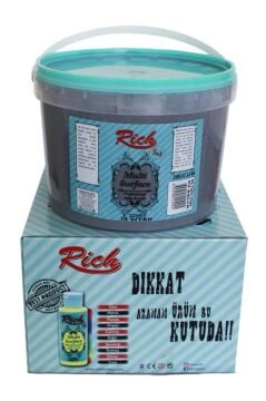 Rich Multi Surface Her Yüzey Için Akrilik Boya 2500cc 2240 Is Siyah