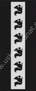 Mood Stencil Şablon 23x9 U071