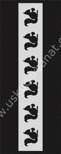 Mood Stencil Şablon 23x9 U071
