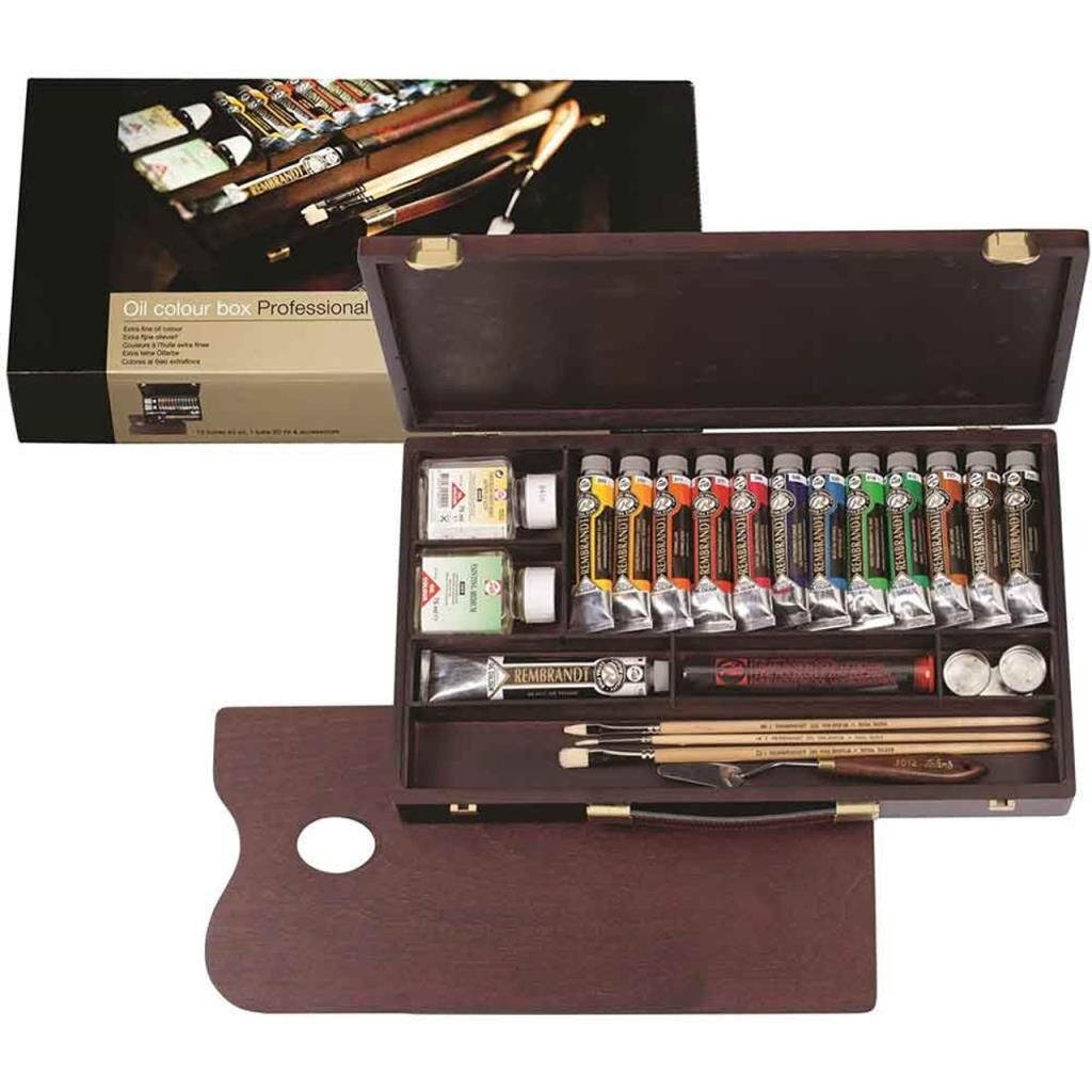 Rembrandt Yağlı Boya Ahşap Kutulu Traditional Set 1840004