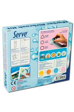 Serve Marker Airbrush Kit - 12 Adet Keçeli Kalem