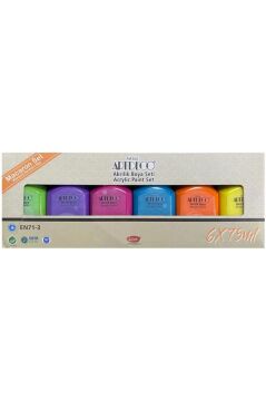 Artdeco Akrilik Boya 6x75 ml Set Makaron Renkler Lv-y-070ı-as7