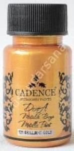Cadence Dora Metalik Boya 50ml 121 Brilland Gold