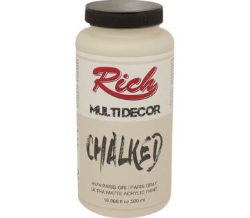 Rich Multi Decor Chalked Akrilik Boya 500ml. 4574 PARİS GRİ