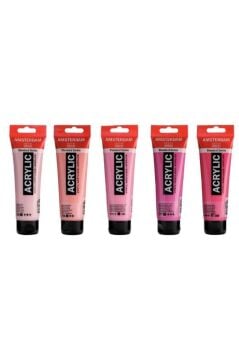 Amsterdam Akrilik Boya 120ml 5'li Set Pembe Tonu Renkleri