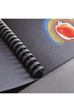 Fabriano Black Drawing Book, Siyah Murillo Karton, 190gr, A4 21x29,7cm
