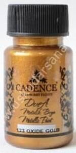 Cadence Dora Metalik Boya 50ml 123 Oxide Gold