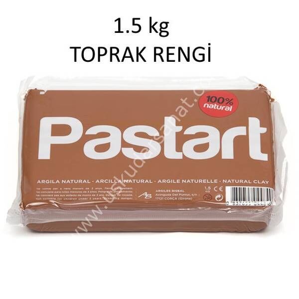 Pastart Doğal Model Kili TOPRAK RENGİ 1,5 kg.
