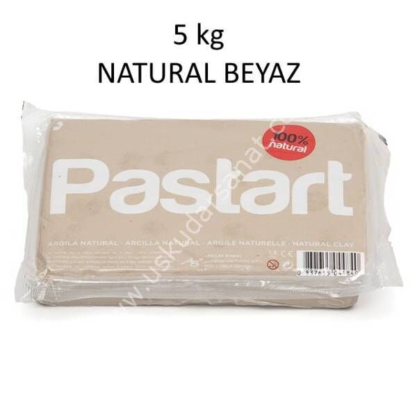 Pastart Doğal Model Kili BEYAZ 5 kg.