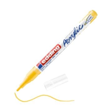 Edding 5300 İnce Uçlu Akrilik Markör - Trafik Sarı - 1-2 Mm’Lik İnce Yuvarlak Uç