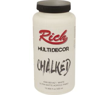 Rich Multi Decor Chalked Akrilik Boya 500ml. 4500 BEYAZ