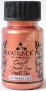 Cadence Dora Metalik Boya 50ml 128 Zinober Gold