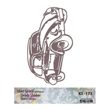 Cadence Siluet Trendy Shadow Stencil KS-173