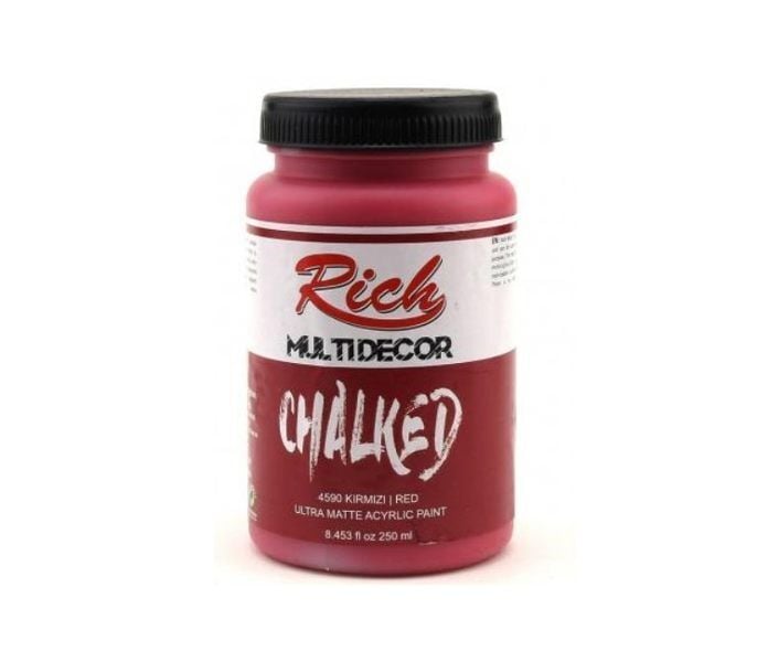 Rich Multi Decor Chalked Akrilik Boya 250ml. 4590 KIRMIZI
