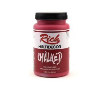 Rich Multi Decor Chalked Akrilik Boya 250ml. 4590 KIRMIZI