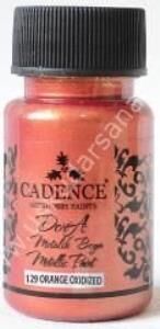 Cadence Dora Metalik Boya 50ml 129 Orange Oxidized