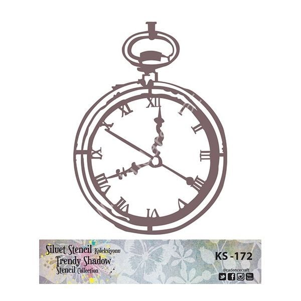 Cadence Siluet Trendy Shadow Stencil KS-172