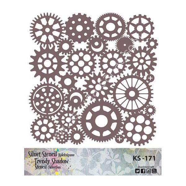 Cadence Siluet Trendy Shadow Stencil KS-171