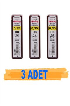 Rotring Min 0,35 Mm Hb Versatil Kalem Ucu 3 Adet Hi Polymer Germany