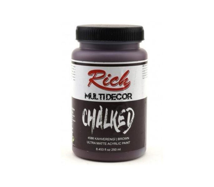 Rich Multi Decor Chalked Akrilik Boya 250ml. 4586 KAHVERENGİ
