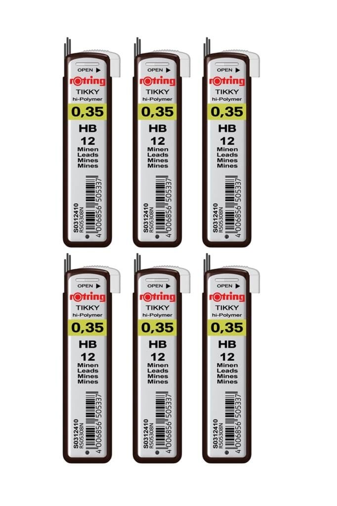 Rotring 0.35 Kalem Ucu Hb (s0312410) 6 Lı Paket