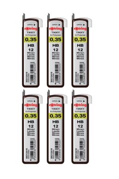 Rotring 0.35 Kalem Ucu Hb (s0312410) 6 Lı Paket
