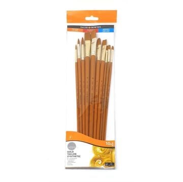 D.Rowney Simply Uzun Saplı Sentetik Fırça Seti 10 lu