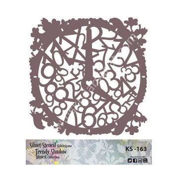 Cadence Siluet Trendy Shadow Stencil KS-163