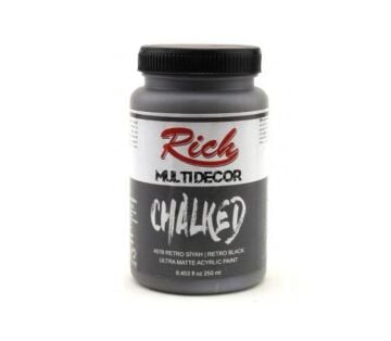 Rich Multi Decor Chalked Akrilik Boya 250ml. 4578 RETRO SİYAH