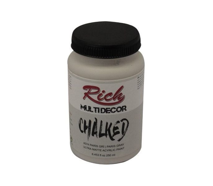 Rich Multi Decor Chalked Akrilik Boya 250ml. 4574 PARİS GRİ