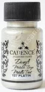 Cadence Dora Metalik Boya 50ml 137 Platin