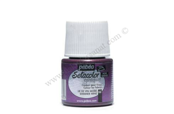 Pebeo Setacolor Opaque Kumaş Boyası 45ml 66 lie de vin moire