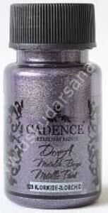 Cadence Dora Metalik Boya 50ml 139 Koyu Orkide