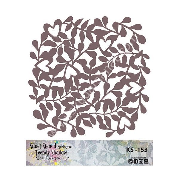 Cadence Siluet Trendy Shadow Stencil KS-153
