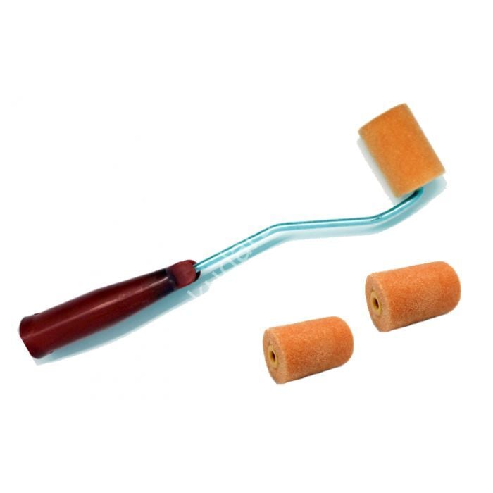 KADİFE SÜNGER RULO FIRÇA SETİ + 2 YEDEK UÇ