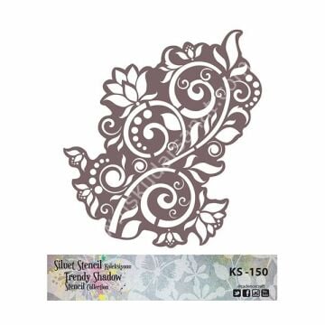 Cadence Siluet Trendy Shadow Stencil KS-150