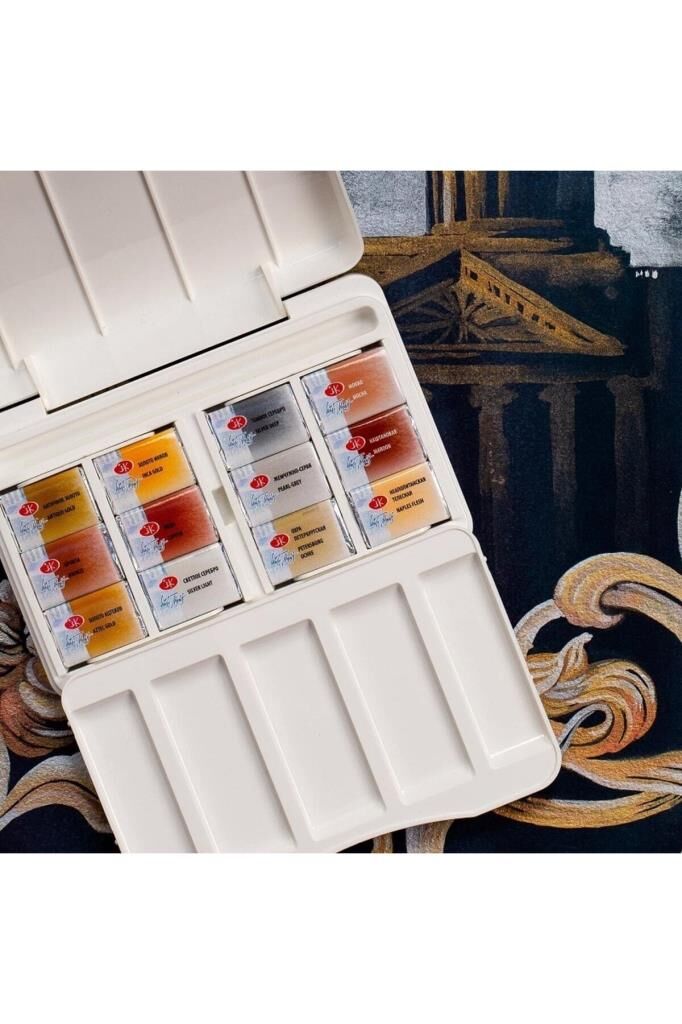 St.petersburg White Night Suluboya Seti 12 Renk Metalik Ve Pastel N:19421876