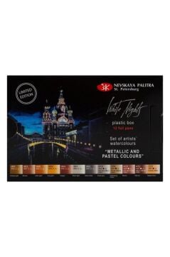 St.petersburg White Night Suluboya Seti 12 Renk Metalik Ve Pastel N:19421876