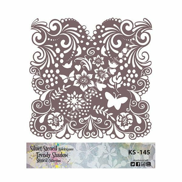 Cadence Siluet Trendy Shadow Stencil KS-145